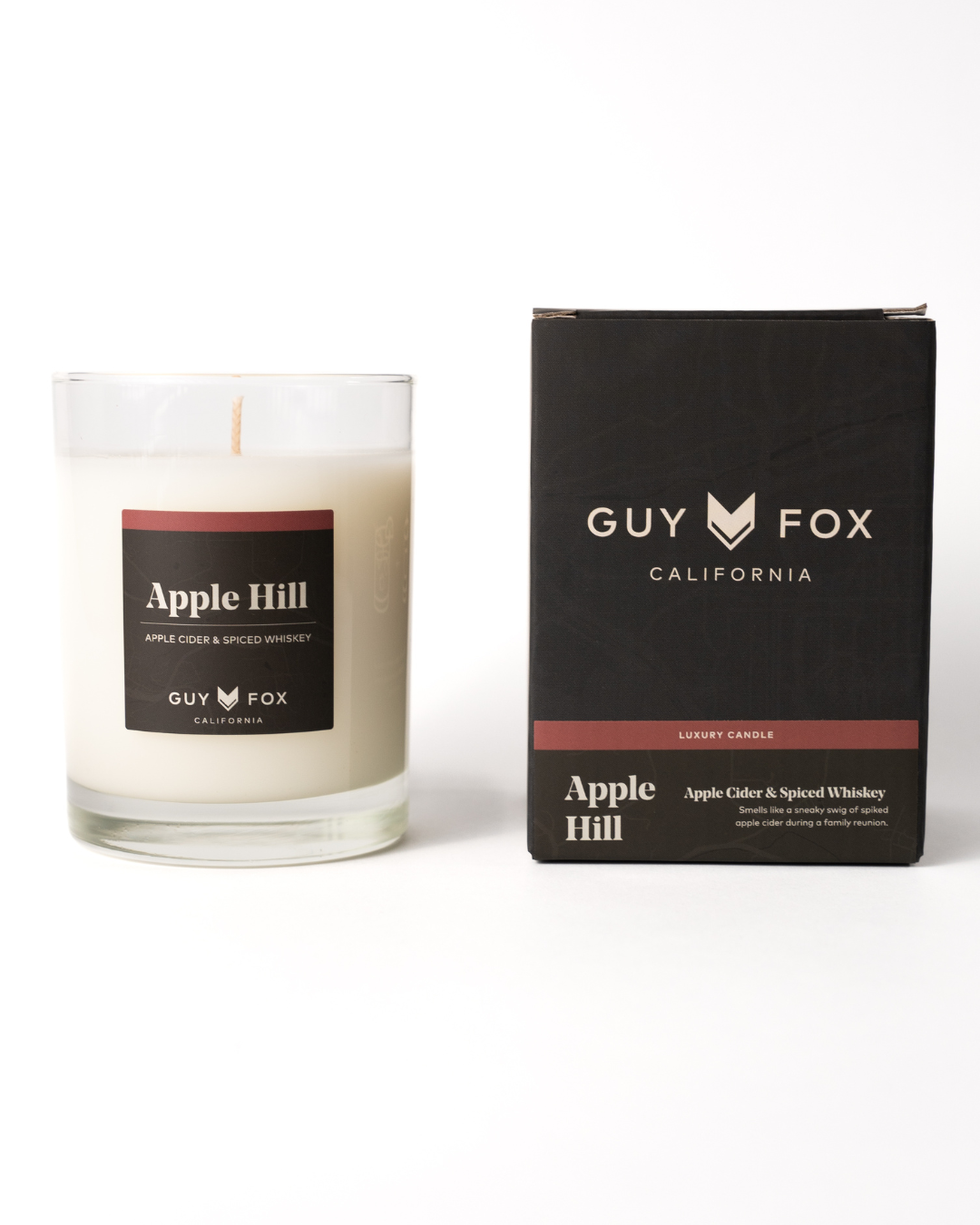 Apple Hill - Reusable Men's Candle - Spiced Whiskey & Cider