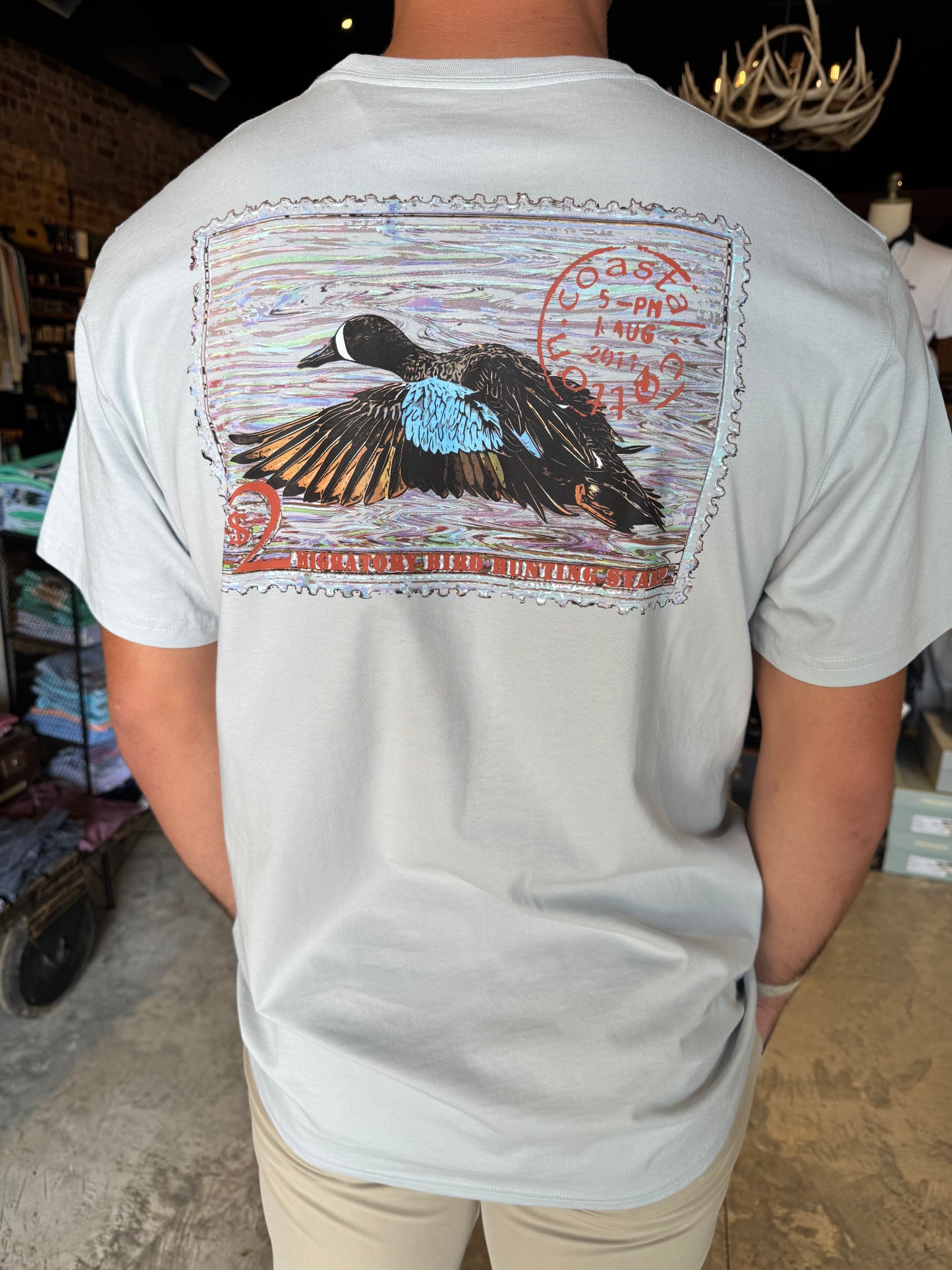 Dawn Grey Duck Stamp Tee