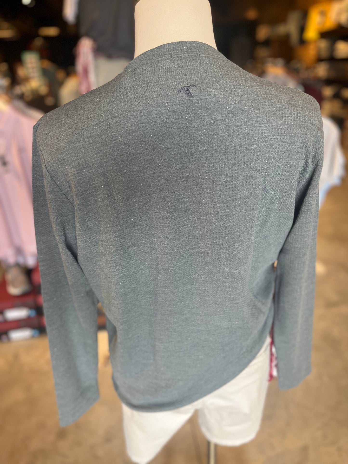 Pewter McKay Crewneck Power T