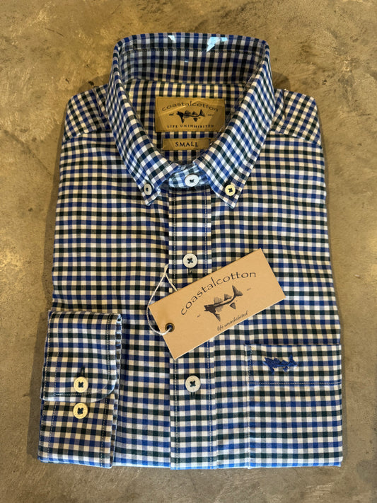 Stretch Woven Sport Button Down