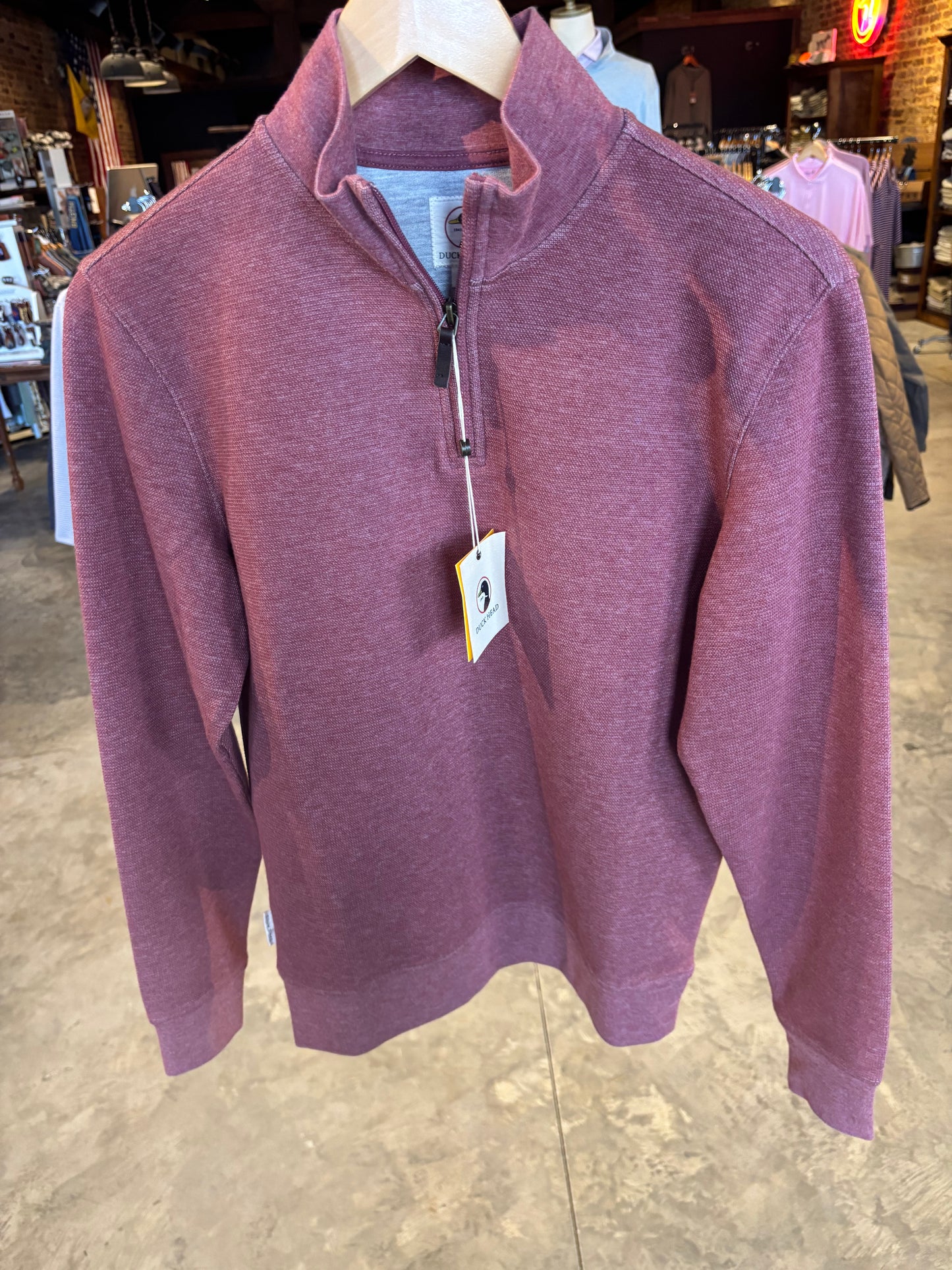 Bearing Pique Performance 1/4 Zip Pullover