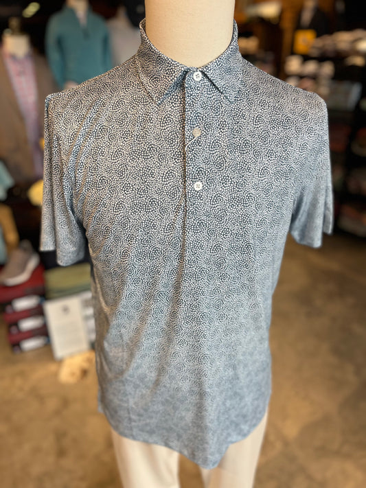 Storm Dahlia Printed Performance Polo