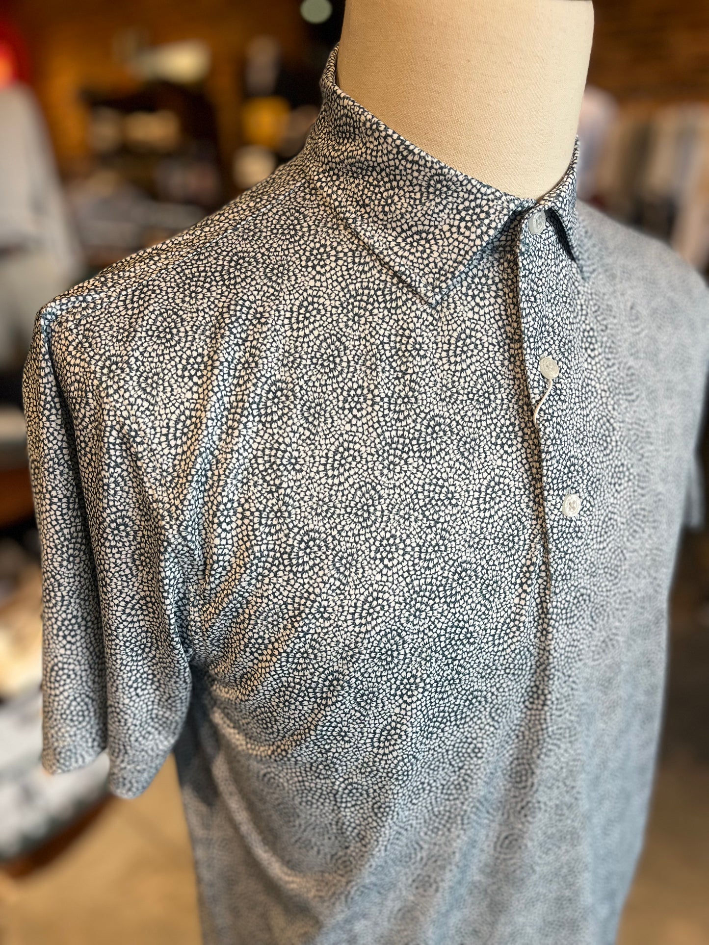 Storm Dahlia Printed Performance Polo