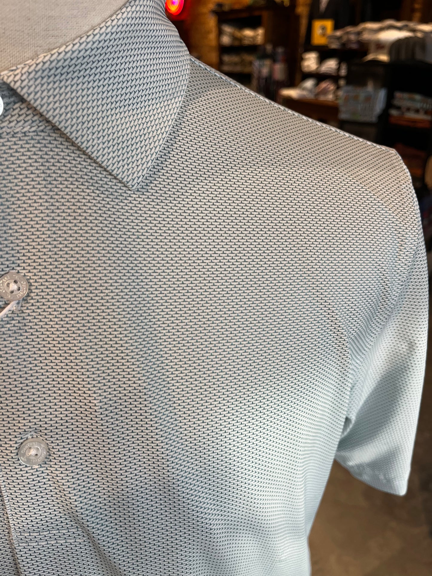 Bombay Brick Jacquard Polo
