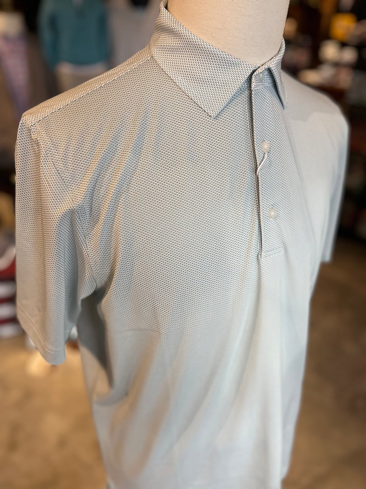 Bombay Brick Jacquard Polo
