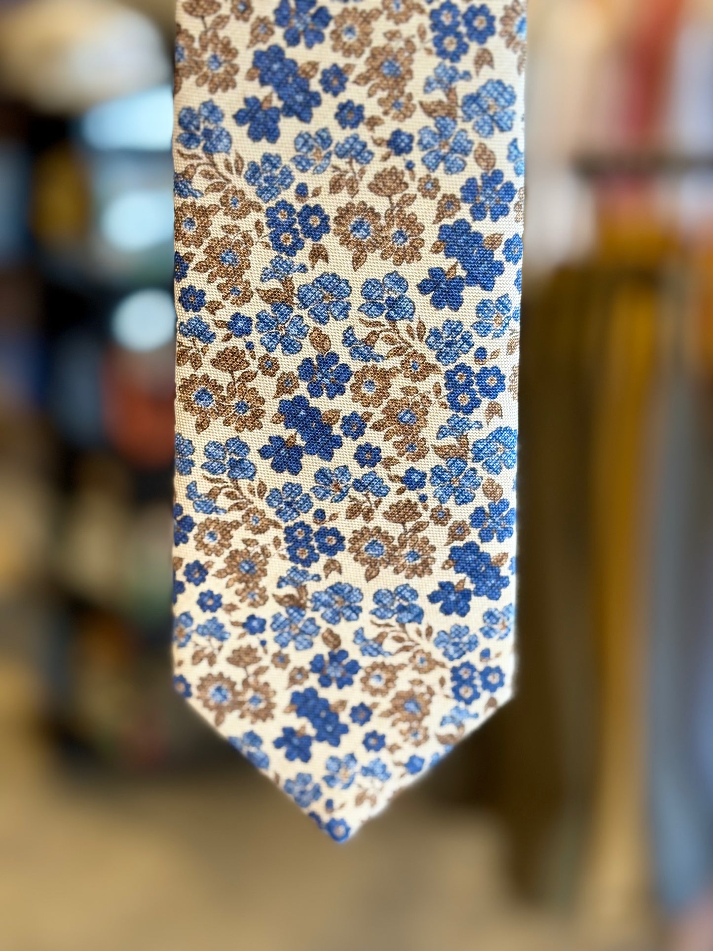 Neck Tie White Alfred loral