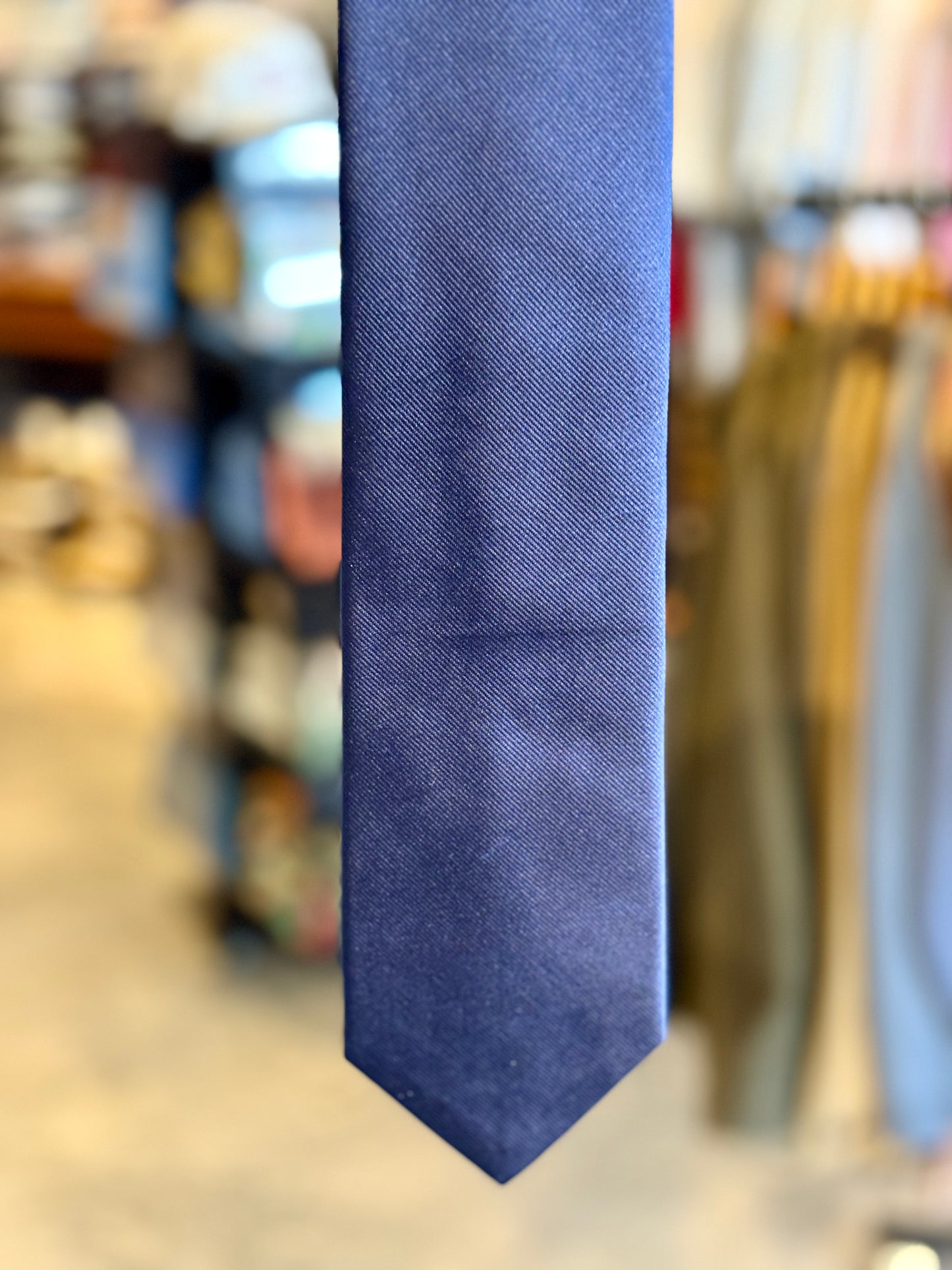 Neck Tie Navy Soolid Derwin Repp