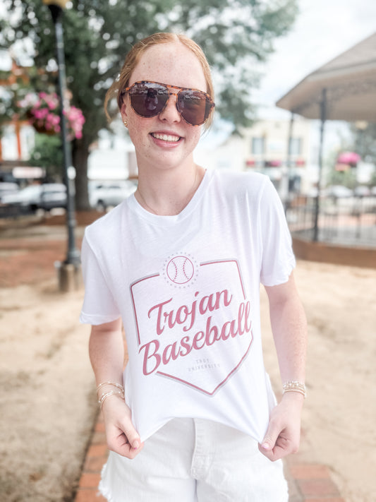 Troy Baseball Tee