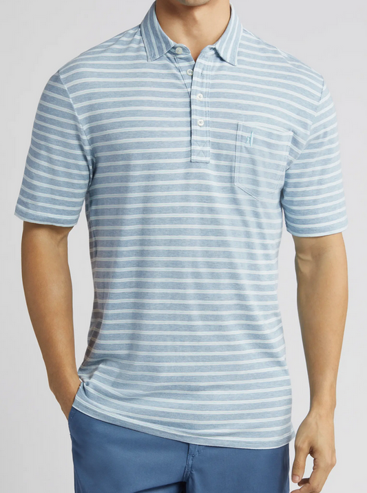 The Matthis Stripe Original Polo- Coastal