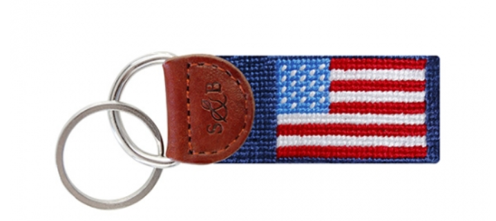 American Flag Key Fob