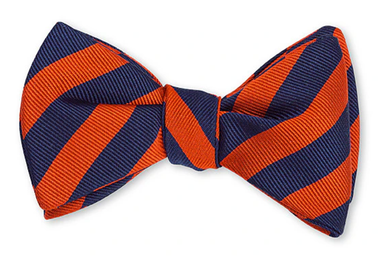 Bar Stripes Bow Tie