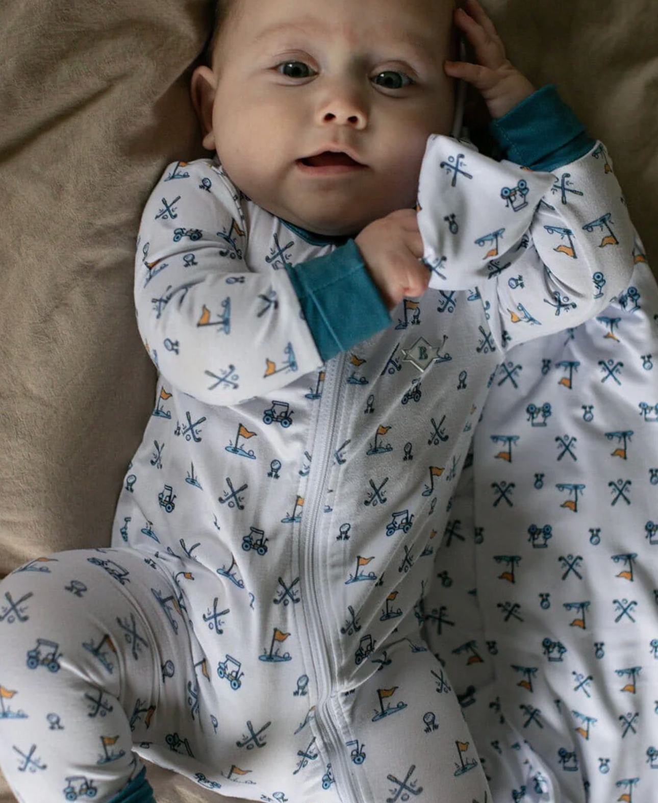 Hole in One Baby Zip Up