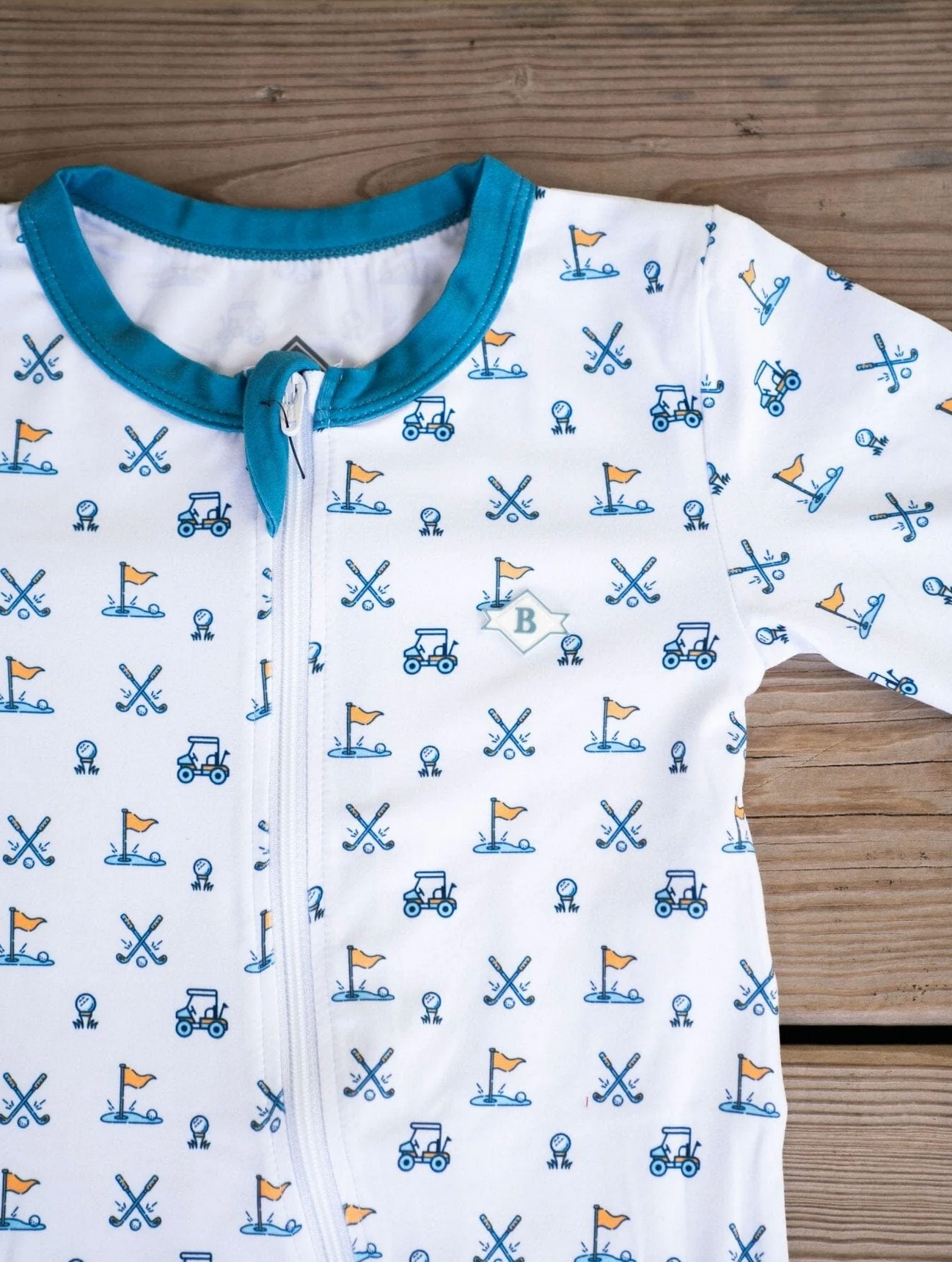 Hole in One Baby Zip Up