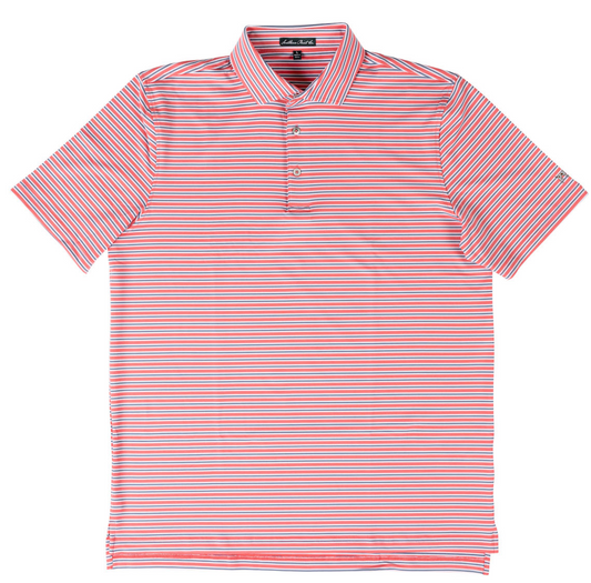 Youth Caddie Stripe Performance Polo