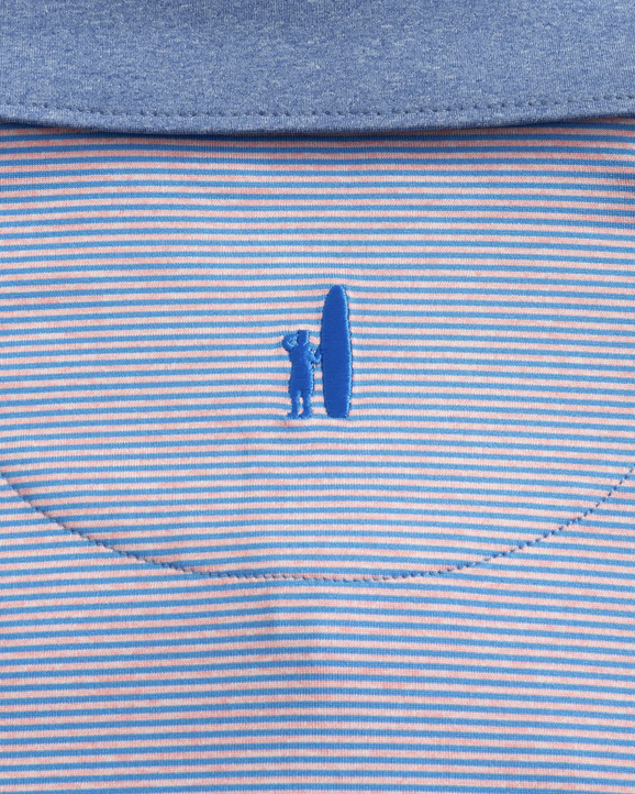Walsh Striped Jersey Performance Polo
