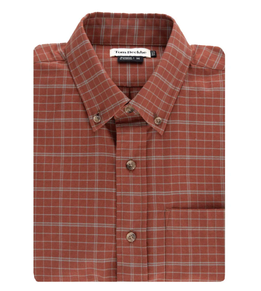 Oxford Shirt- Barnwood Red