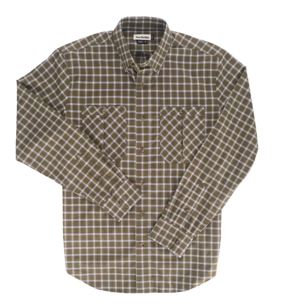 Tidewater Shirt- Olive Moss