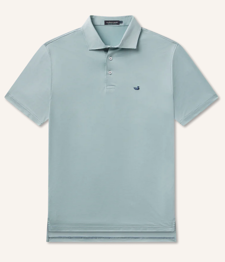 Bermuda Performance Polo- Wellington Stripe