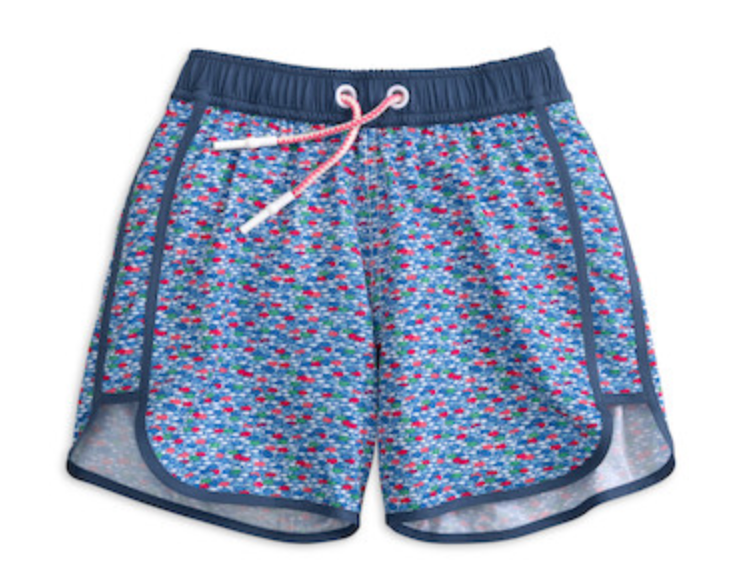 Youth Red Fin Blue Fin LB Swim Trunk