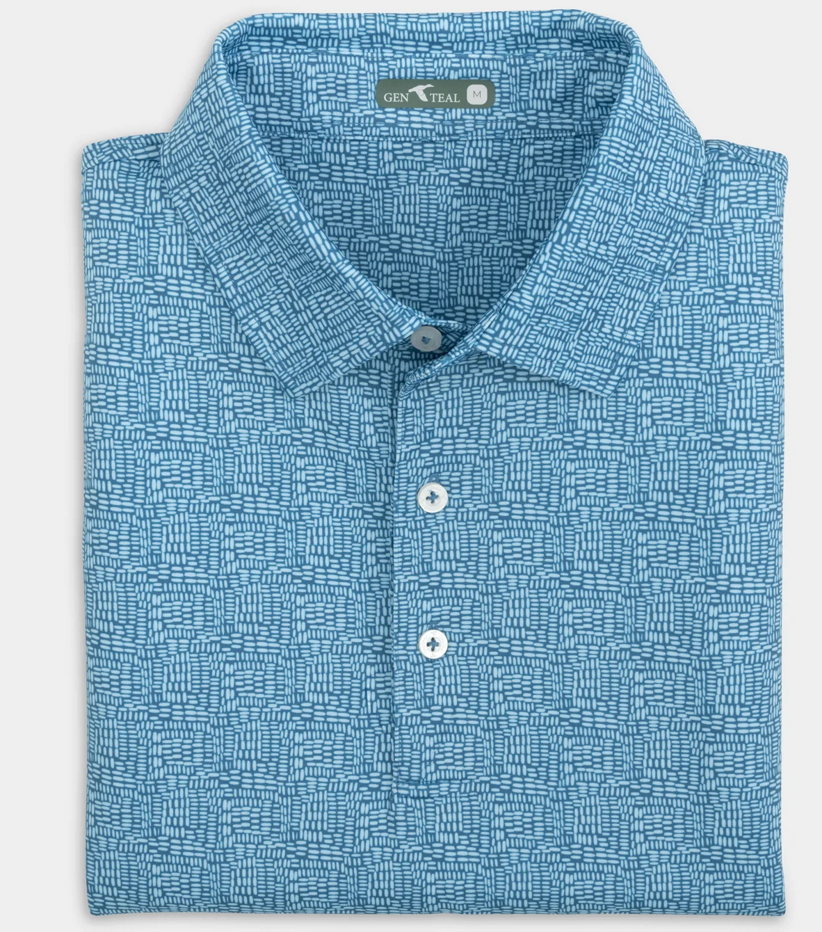 Tibbets Printed Performance Polo