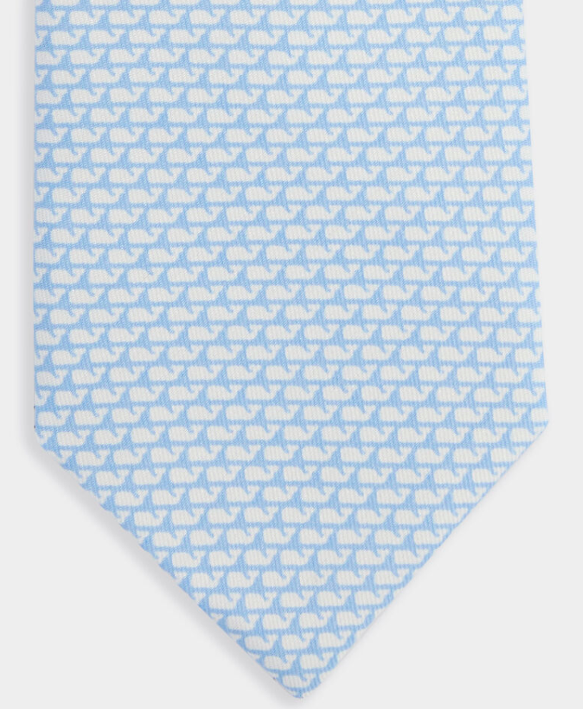 Boys' Micro Whales Silk Tie