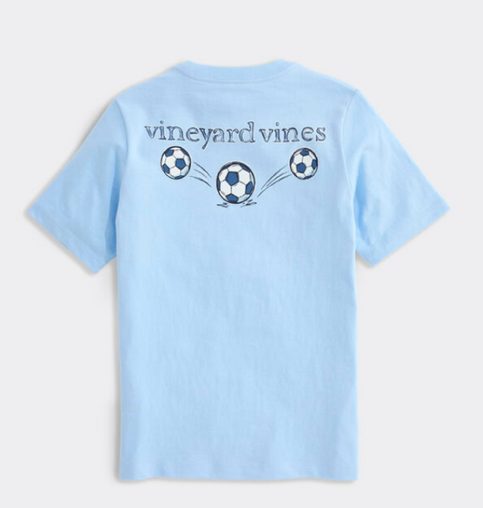 Boys' Sketched Soccer Balls SS Pocket Tee