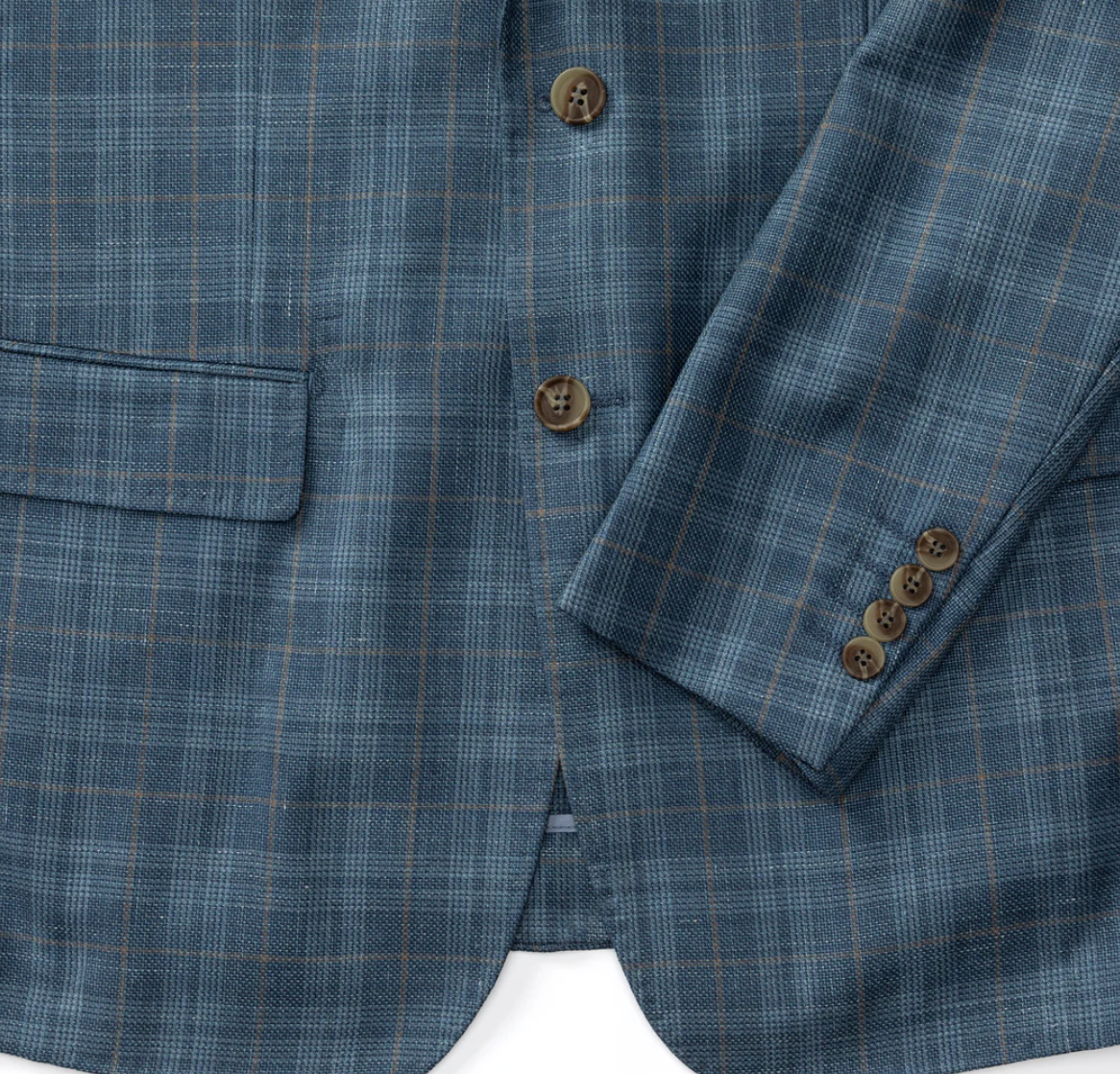 Farland Plaid Sports Coat