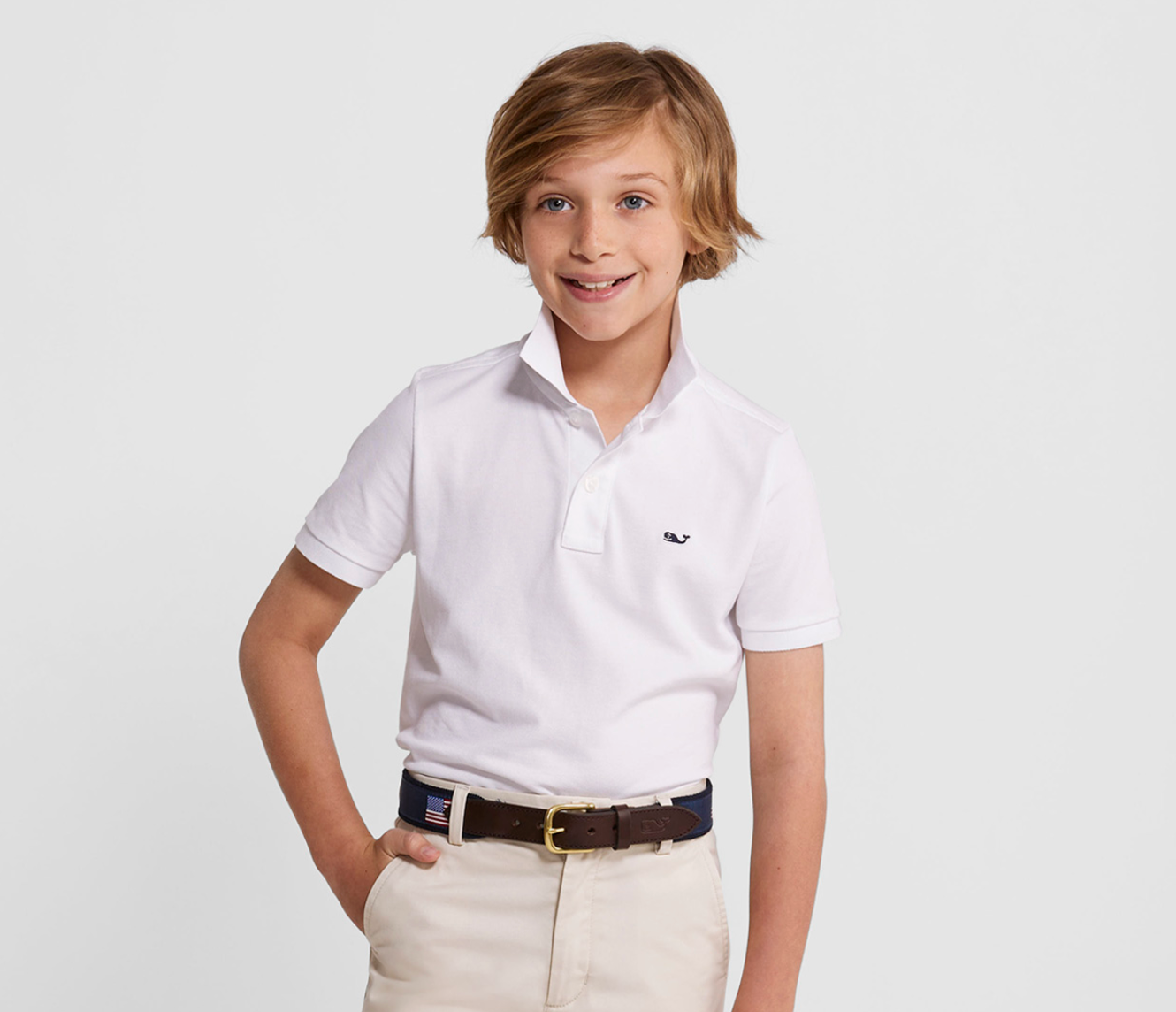 American Flag Canvas Club Belt