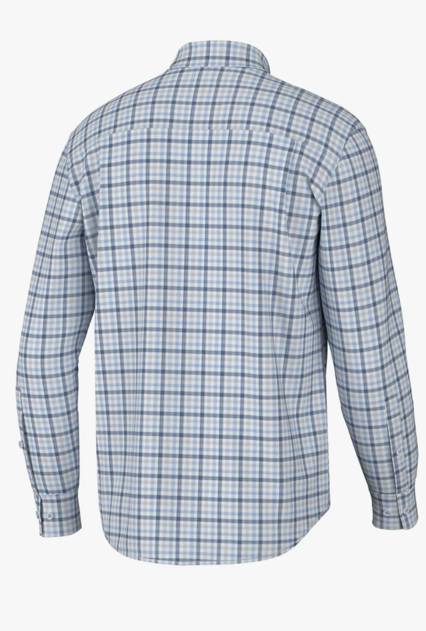 Hadley Luxe Lite LS Button Down- Sanders Gingham