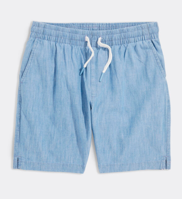 Boys' Pull-On Chambray Shorts