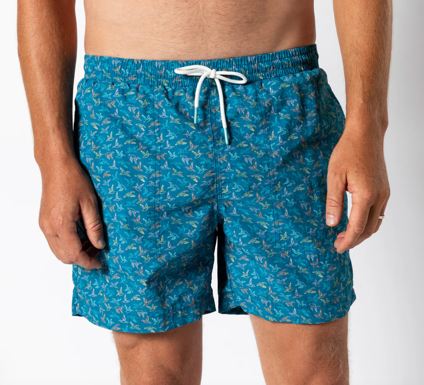 6IN PRINT SAILPORT SWIM SHORT