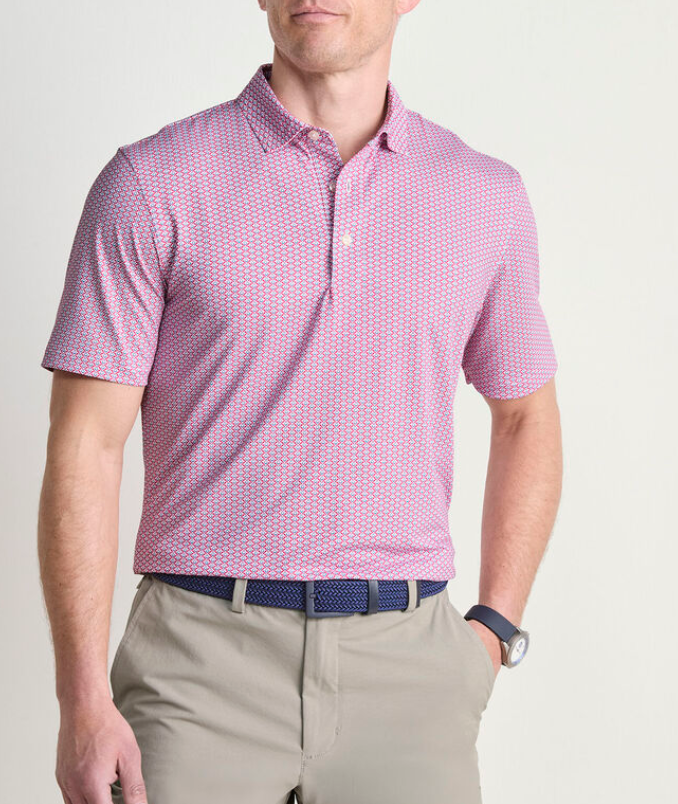 SS Printed Palmero Performance Polo