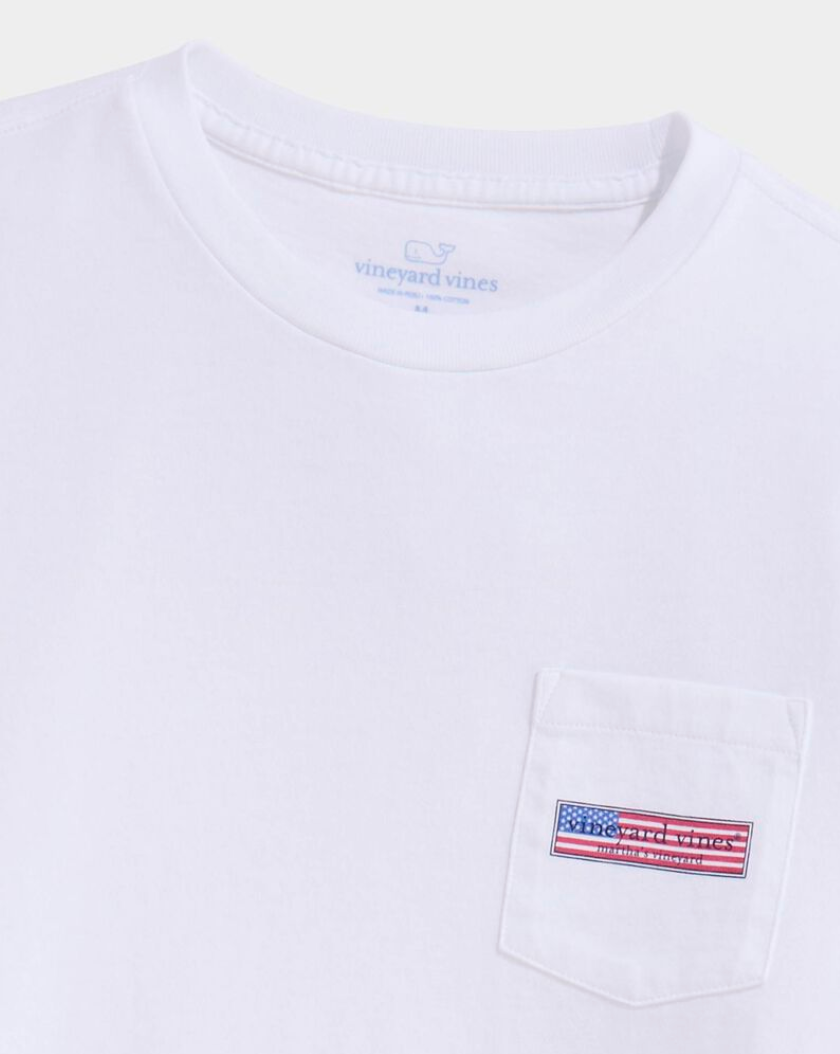 Boys Classic USA Logo Box SS Tee
