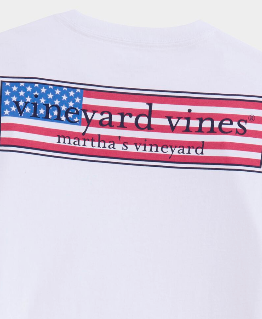 Boys Classic USA Logo Box SS Tee