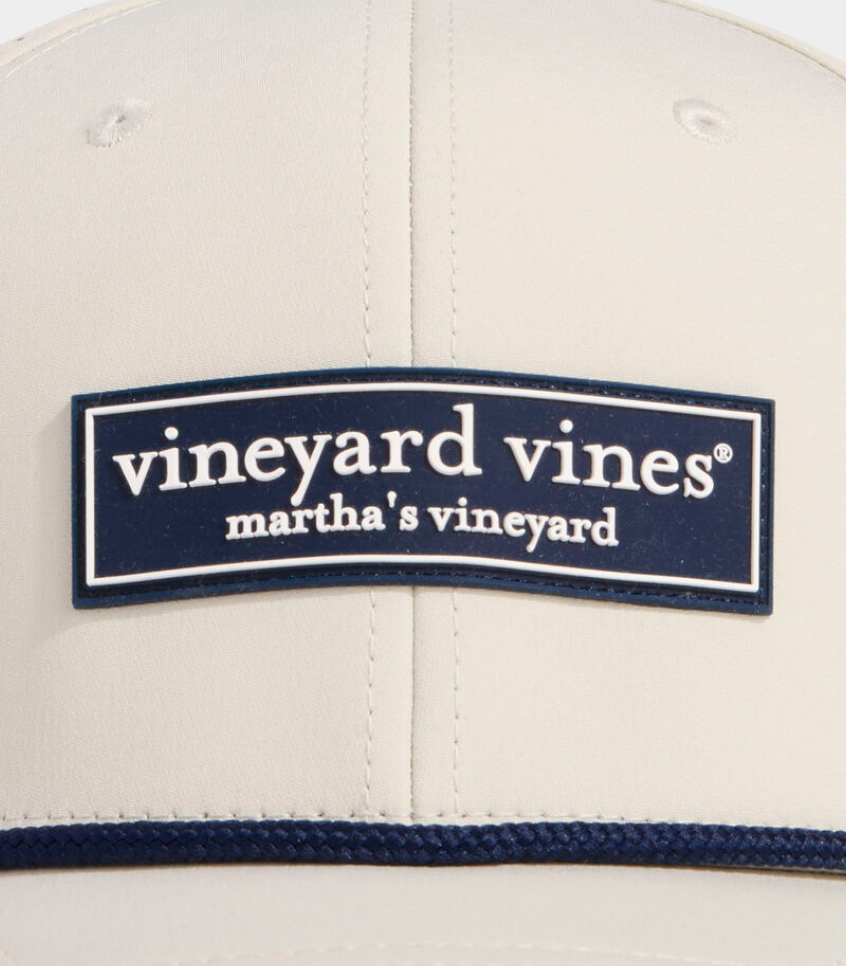 Rubber Patch Perf Baseball Hat