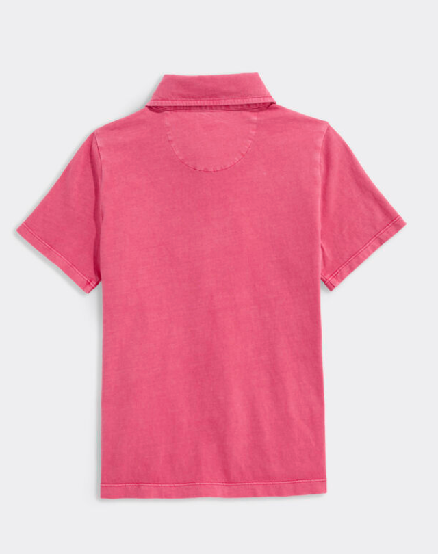 Boys Clean Slub Jersey Polo