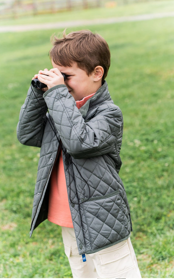 Kids Quilted Barn Jacket