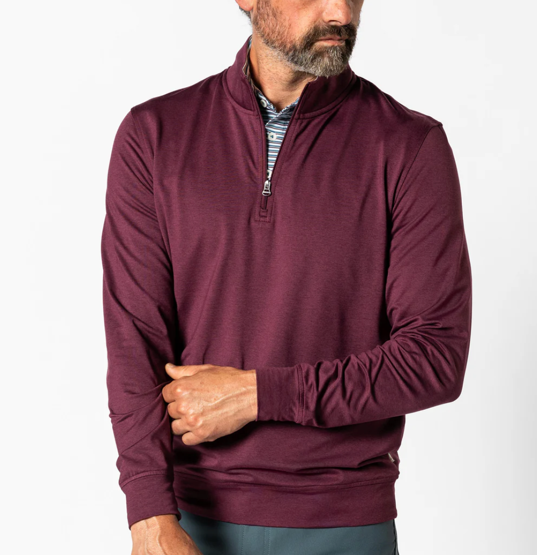 LS LONG DRIVE PERFORMANCE 1/4 ZIP PULLOVER
