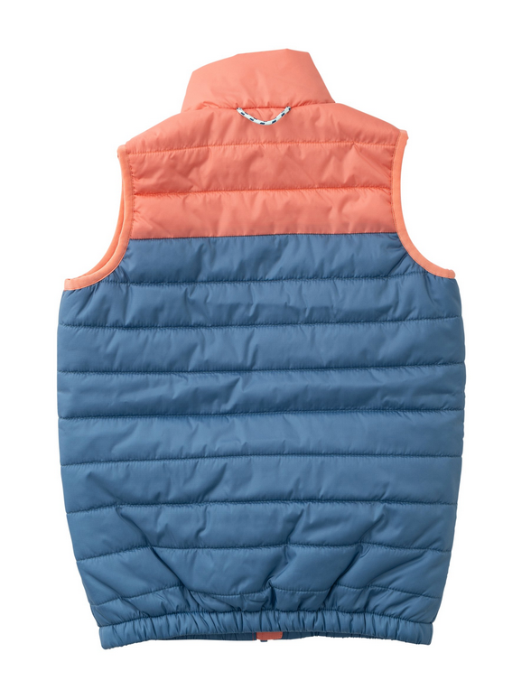 Boys Copen Blue Colorblock Vest