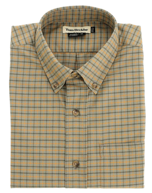 Culver Oxford Shirt- Olive Umber