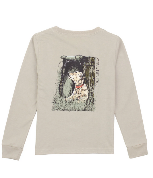 Boys Mossy Oak Lab LS Tee