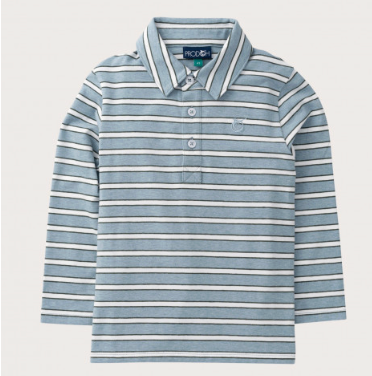 Boys LS Too Cool for School Polo