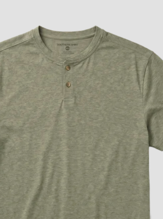 Mens Max Comfort Henley LS