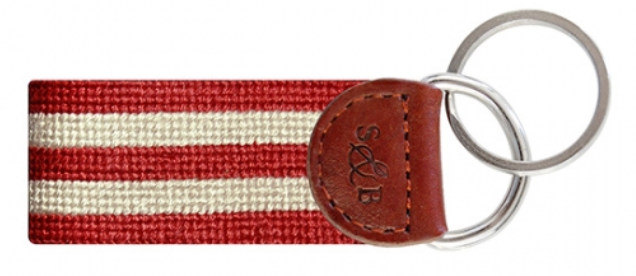 Stars & Stripes Needlepoint Key Fob
