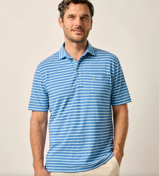 The Original Polo - Matthis Stripe Deep Ocean