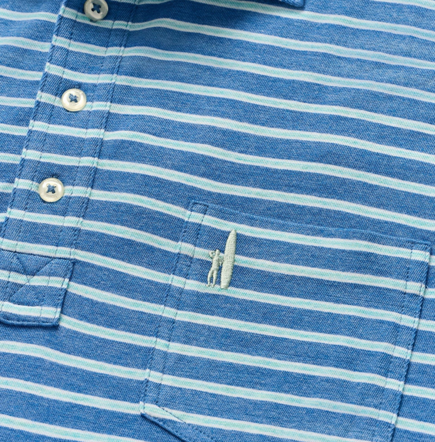 The Original Polo - Matthis Stripe Deep Ocean