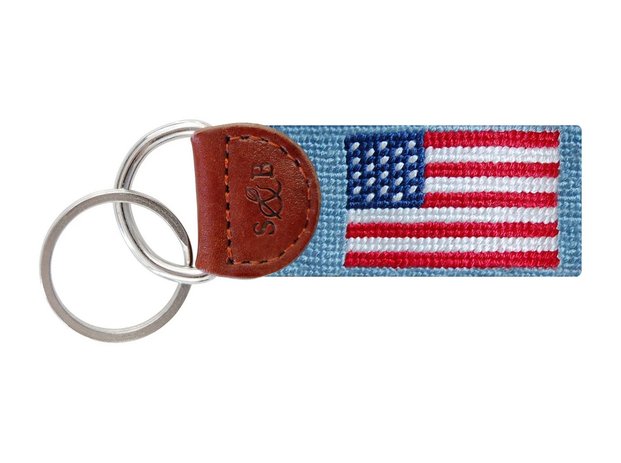 American Flag Key Fob