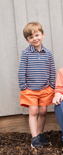 Boys LS Too Cool For School Polo