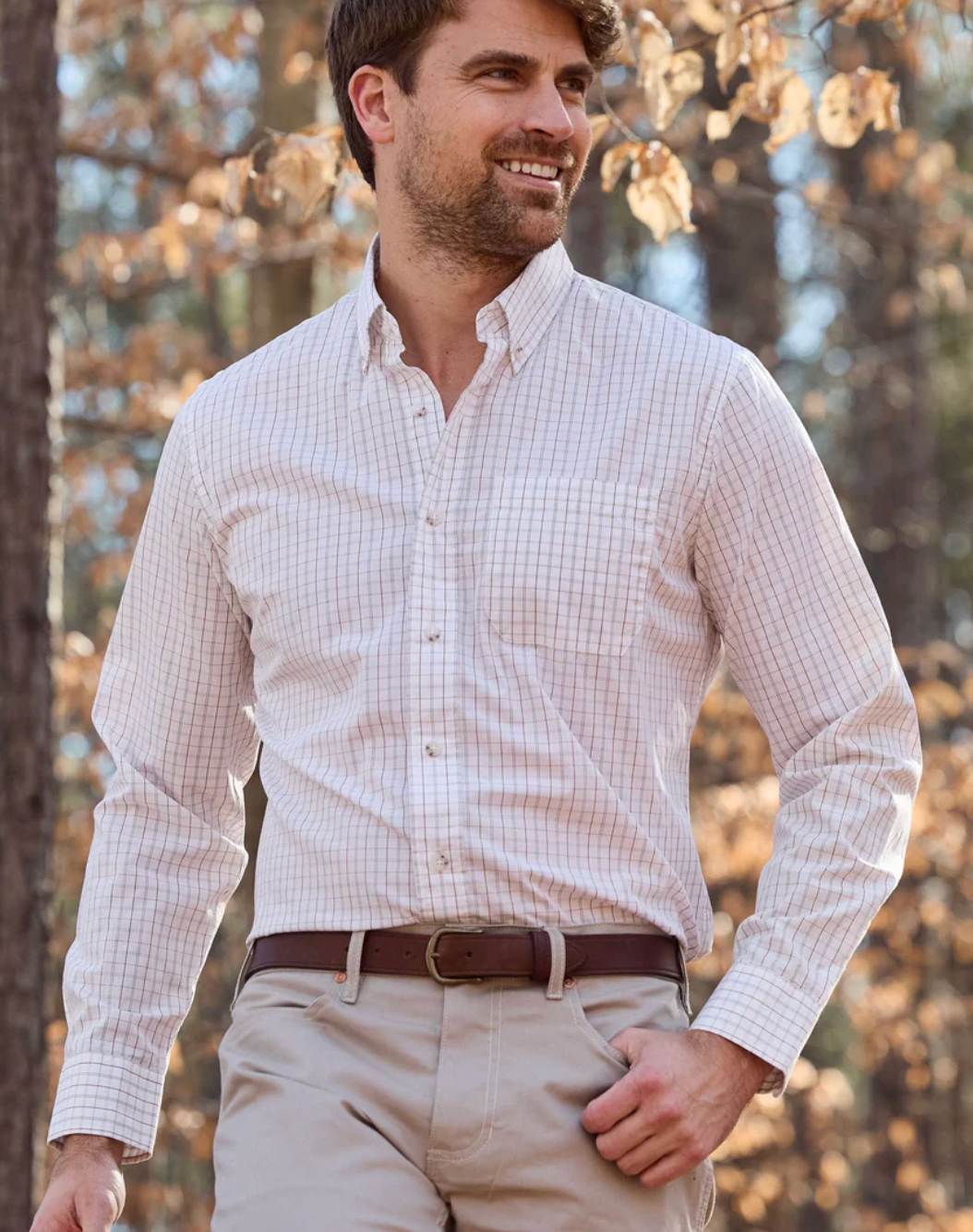 Monroe Poplin Shirt- Branco