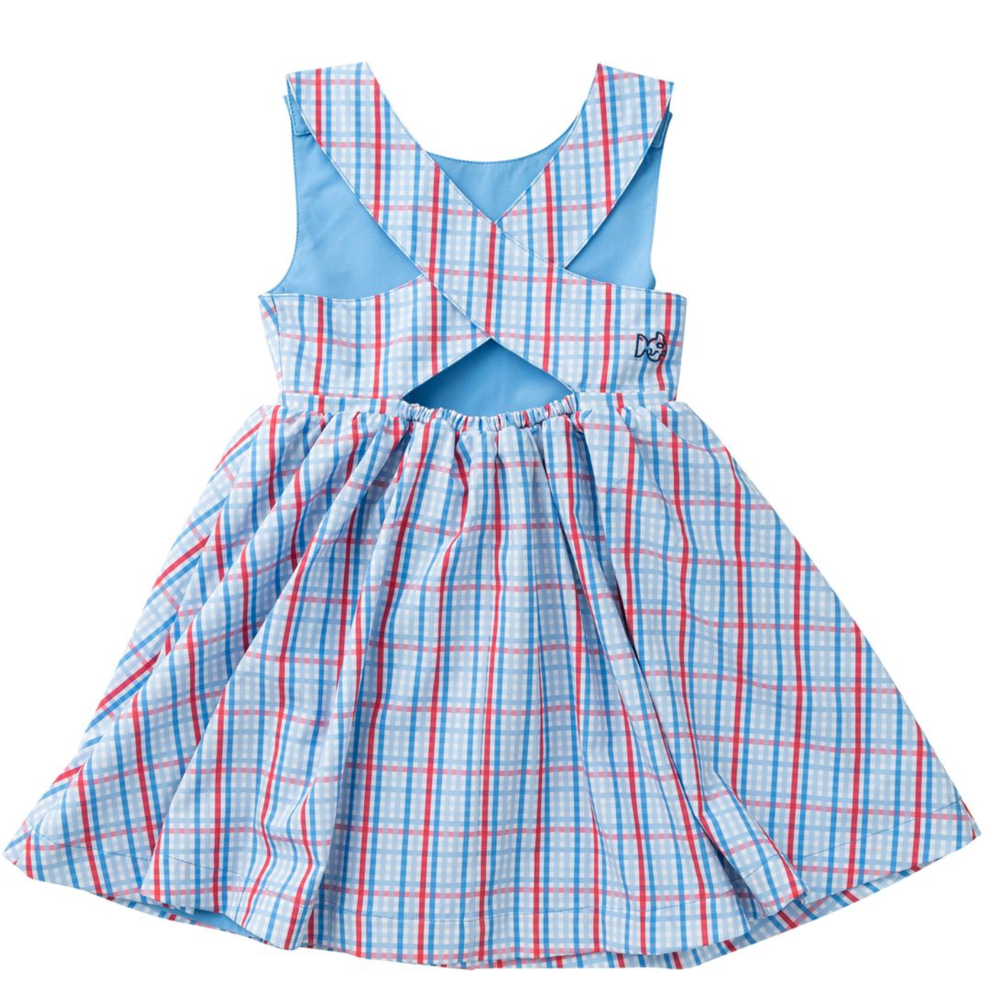 Girls' Crisscross Back Dress